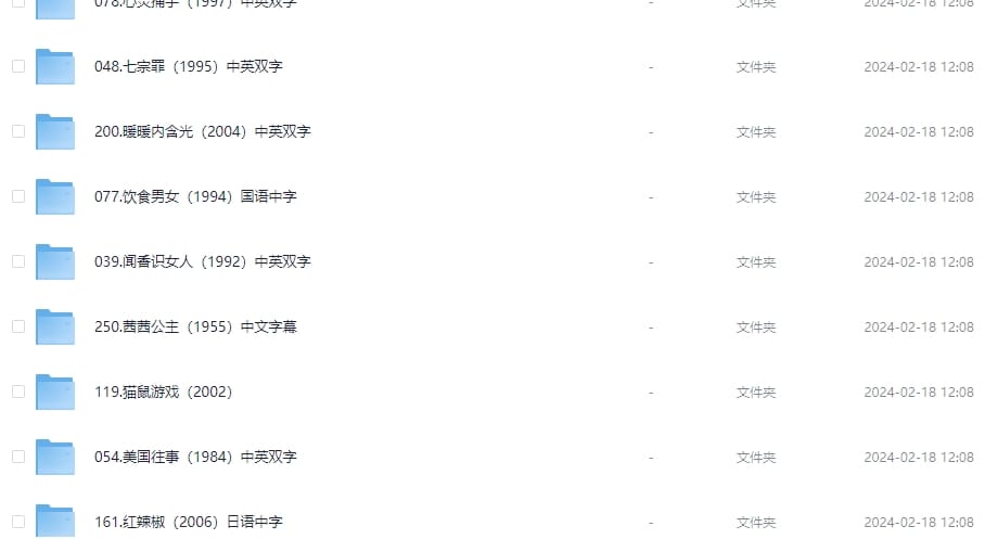 豆瓣TOP 250电影蓝光