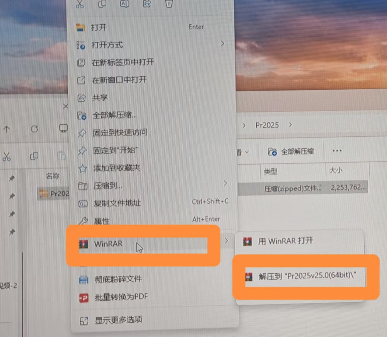 PR2025保姆级安装教程