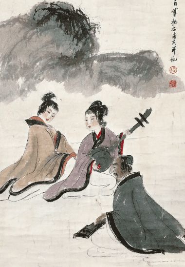 【素材】《仕女图》工笔服饰人物资料素材【JPG】