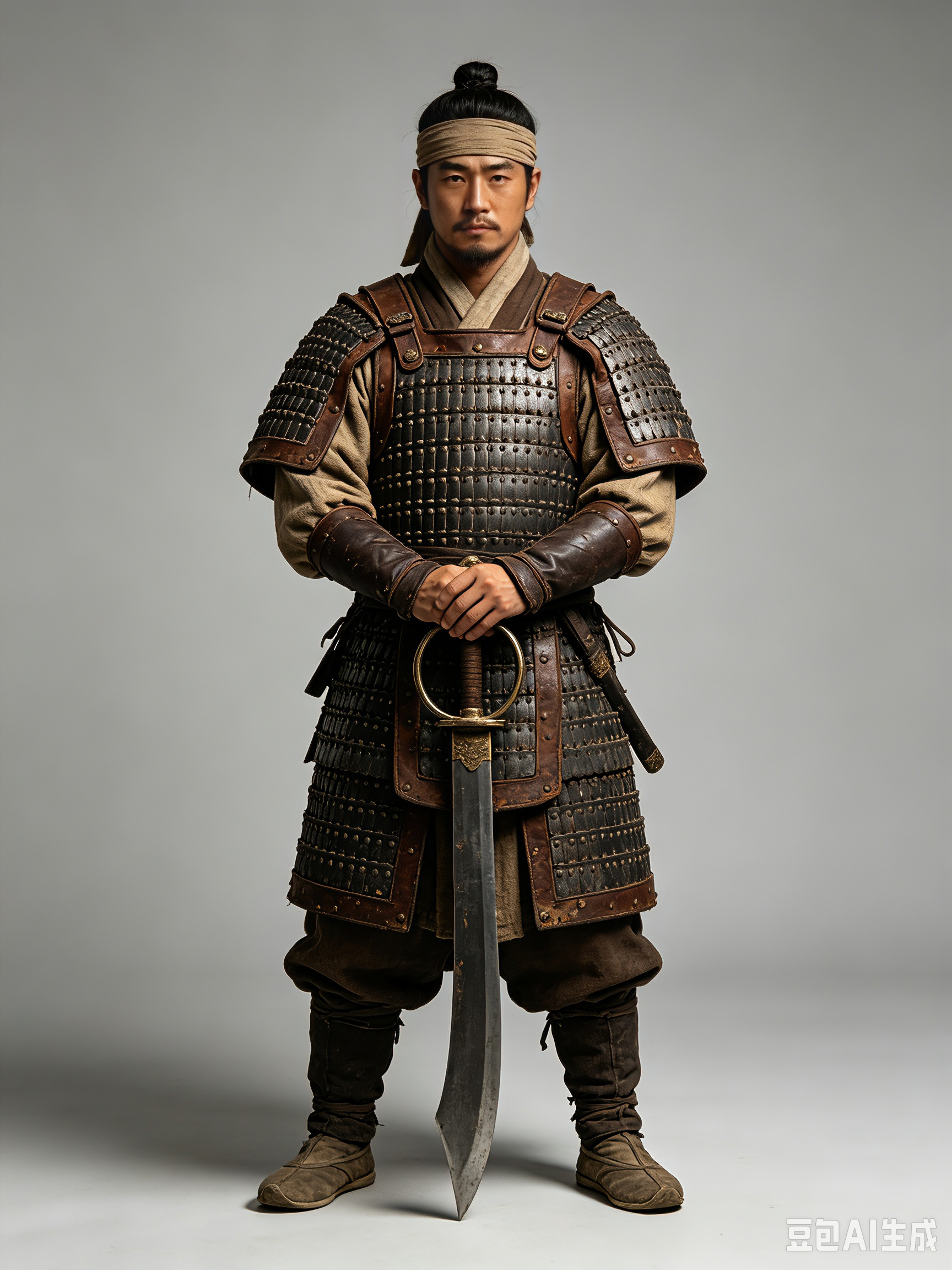 免费3D模型，百济士兵3D模型，百济士兵站岗3D模型，