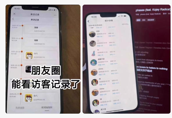 咸鱼卖爆的微信朋友圈访客查询工具